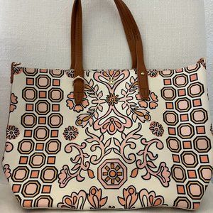 Orange & Pink Tori Burch Shoulder Bag